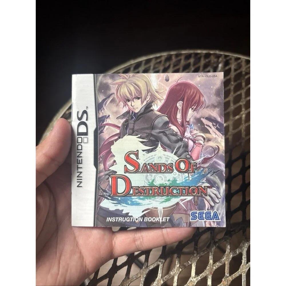 Sands of Destruction Nintendo DS Manual Only